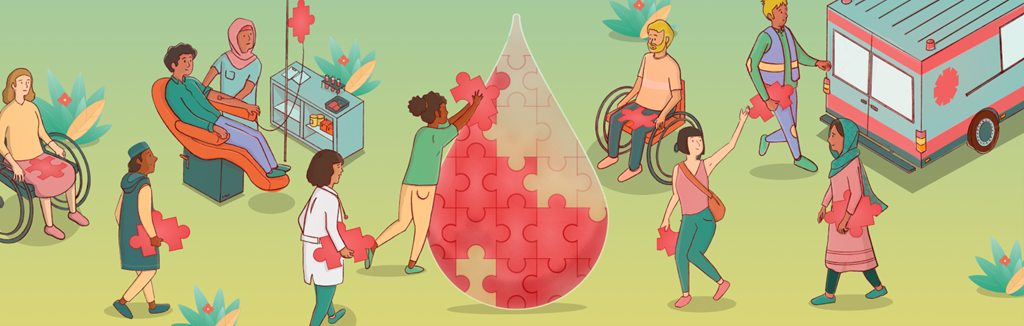 Blood Donation Illustration